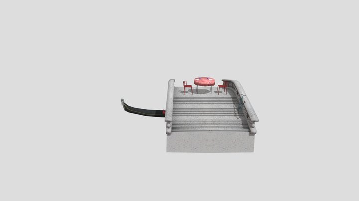 1DAE20_Stevens_Tom_PropsScene 3D Model