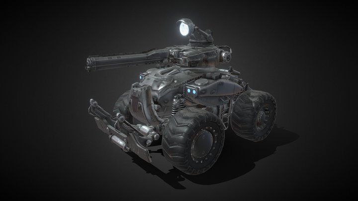 Tank Art test 3D Model
