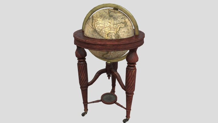 Antique Globe 3D Model