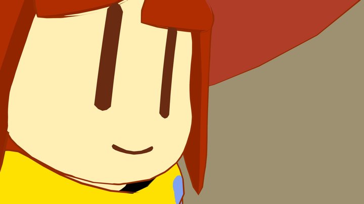 Undertale Yellow: Clover 3D Model