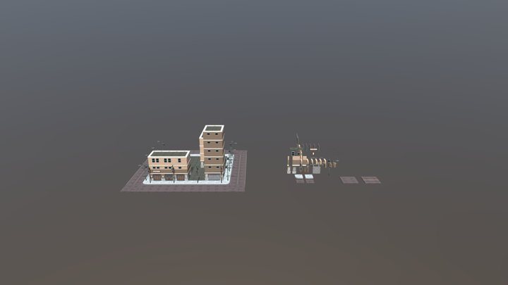 Urban Modular Environment 3D Model