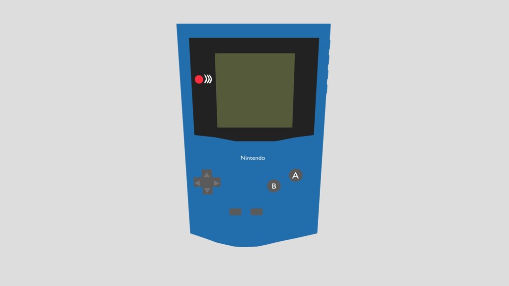 Low Poly Gameboy