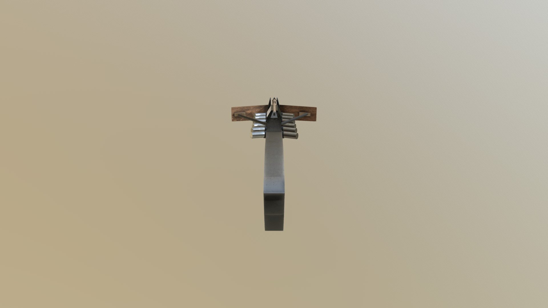 Crossbow Low Poly Model