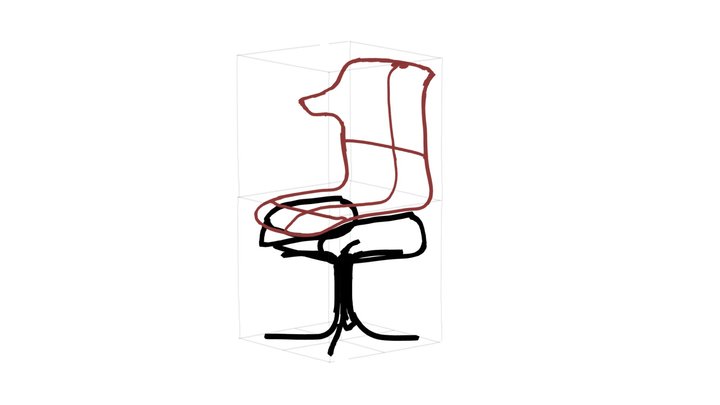 A's chair final sketch 3D Model