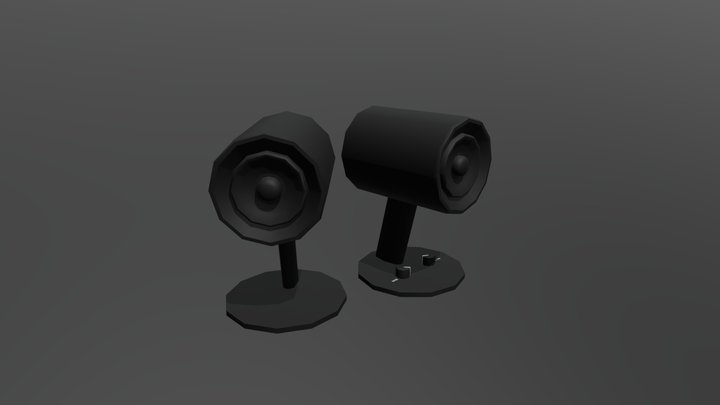 Speakers 3D Model