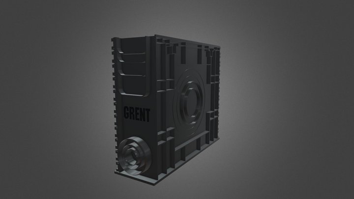 Пескоуловитель пл. GRENT Plas T DN100 H413 3D Model