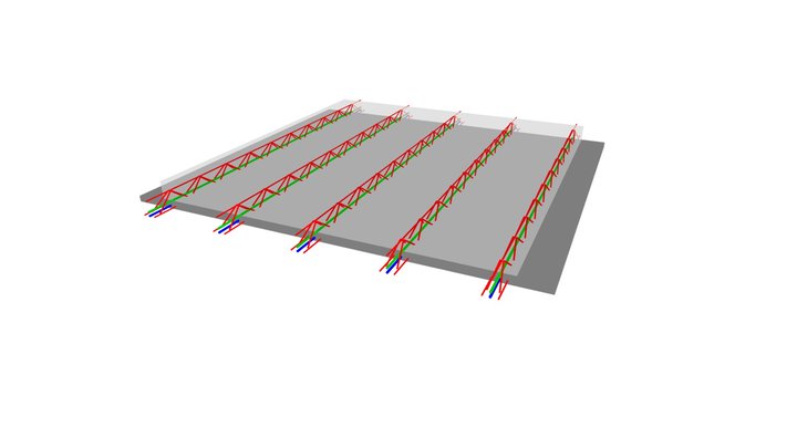 Painel Macico 1D 3D Model