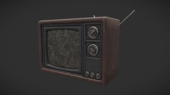 80's TV 3D Model