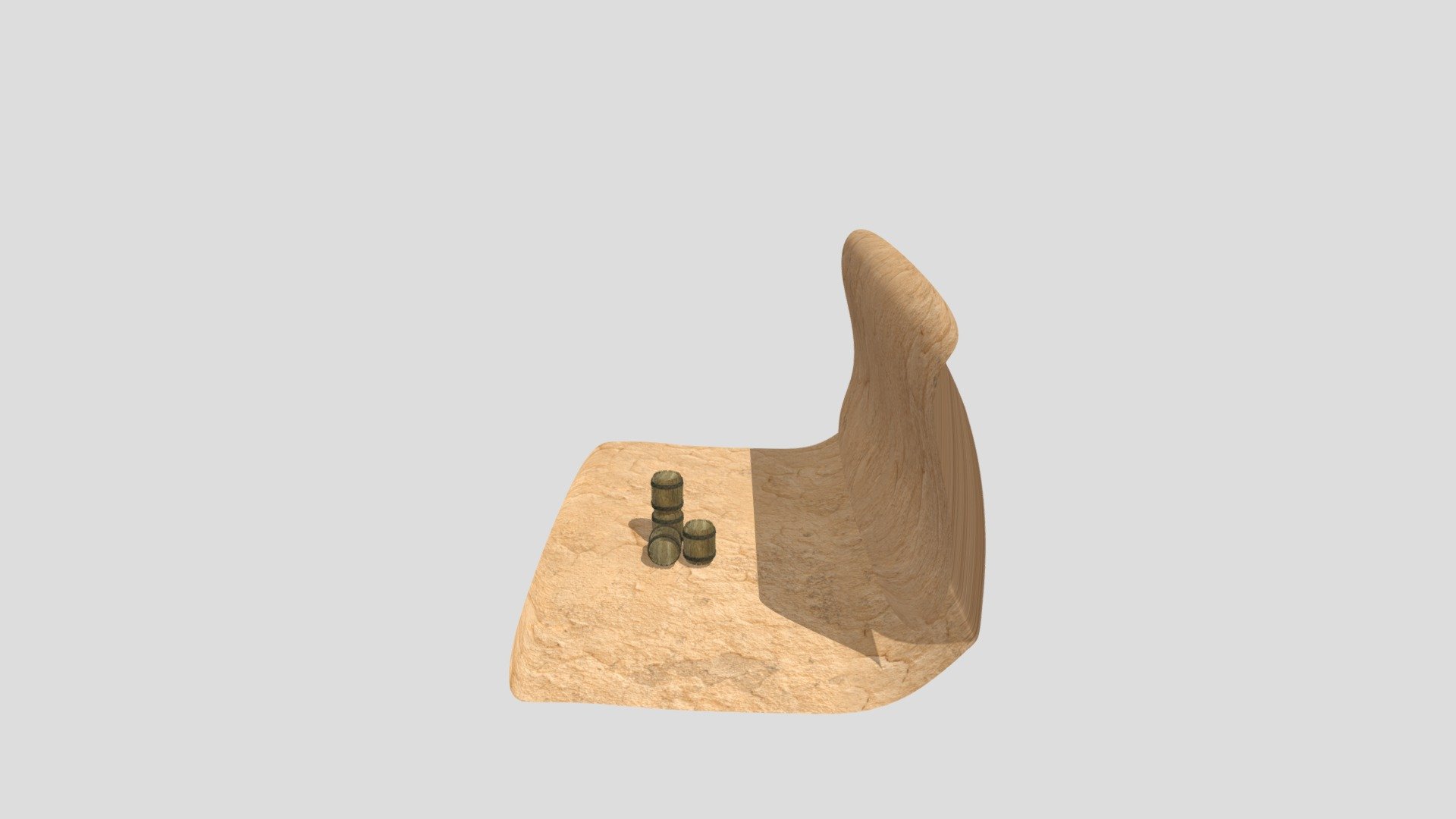 wooden barrel
