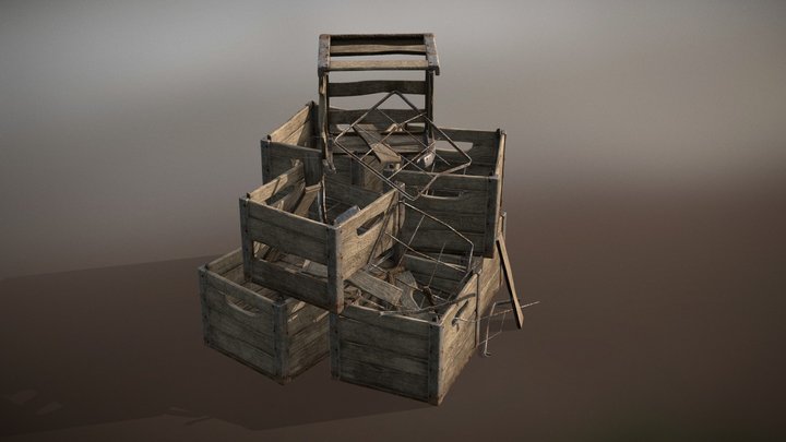 Transport Crate 3D Model