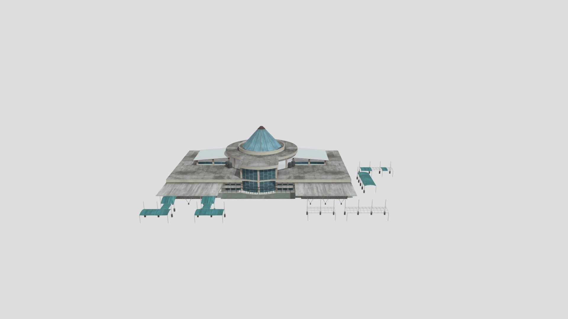 Ruteng Terminal - 3D model by lynarubin [321943b] - Sketchfab
