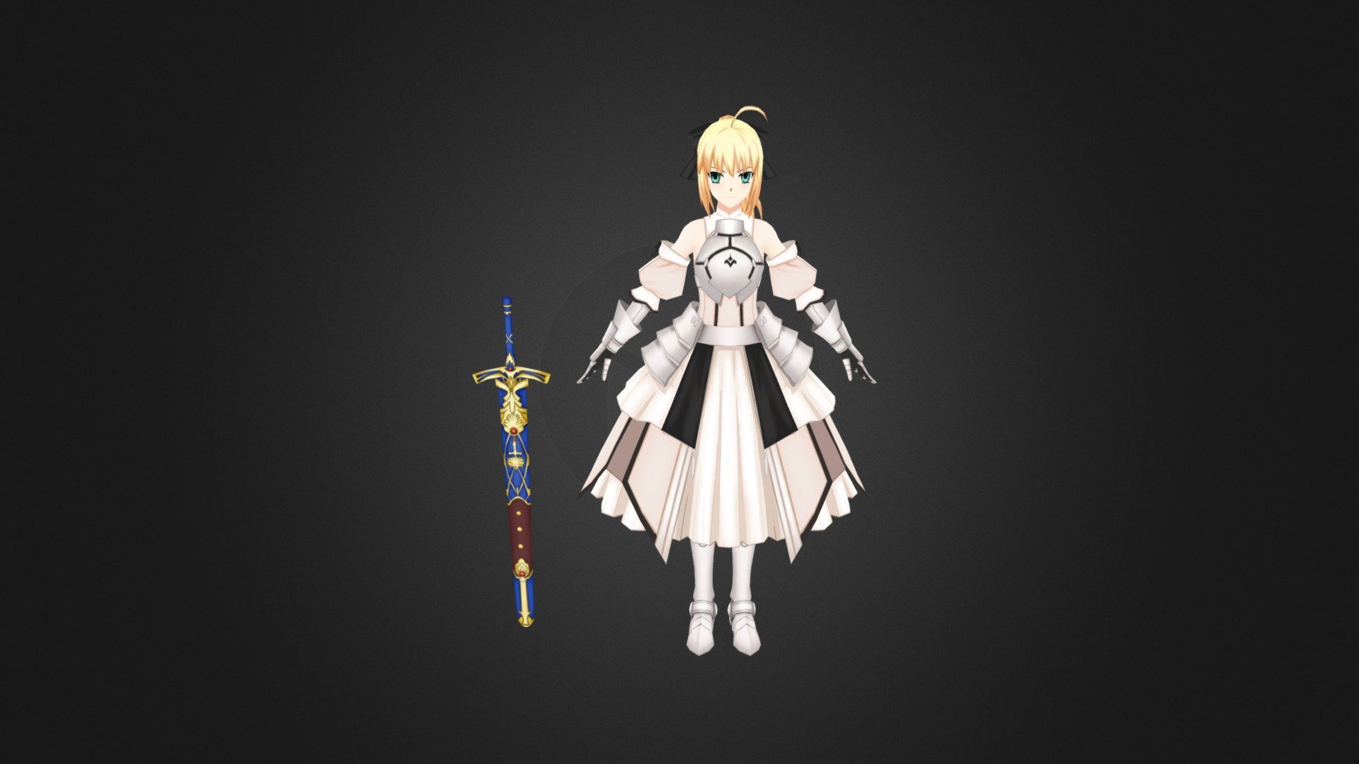 Saber - Download Free 3D model by YU (@pein) [3219913] - Sketchfab