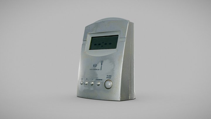 Old Digital Clock – Modello 3D gratuito STL