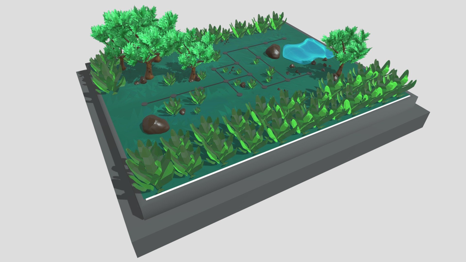 Diorama Level One Pokémon Puzzle Go