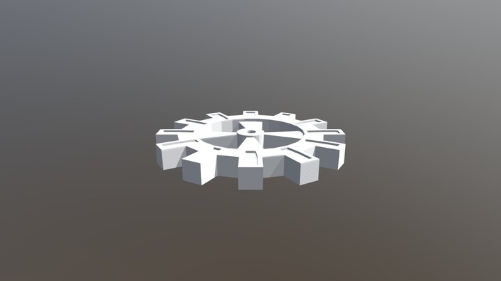 Gear Wheel 3D Model
