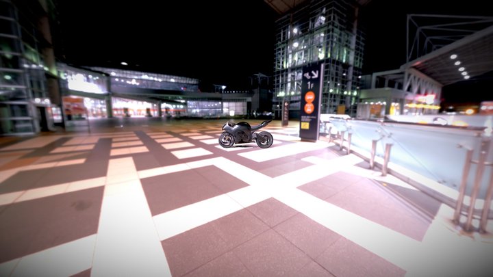 AM 1200-T Street Bike 3D Model