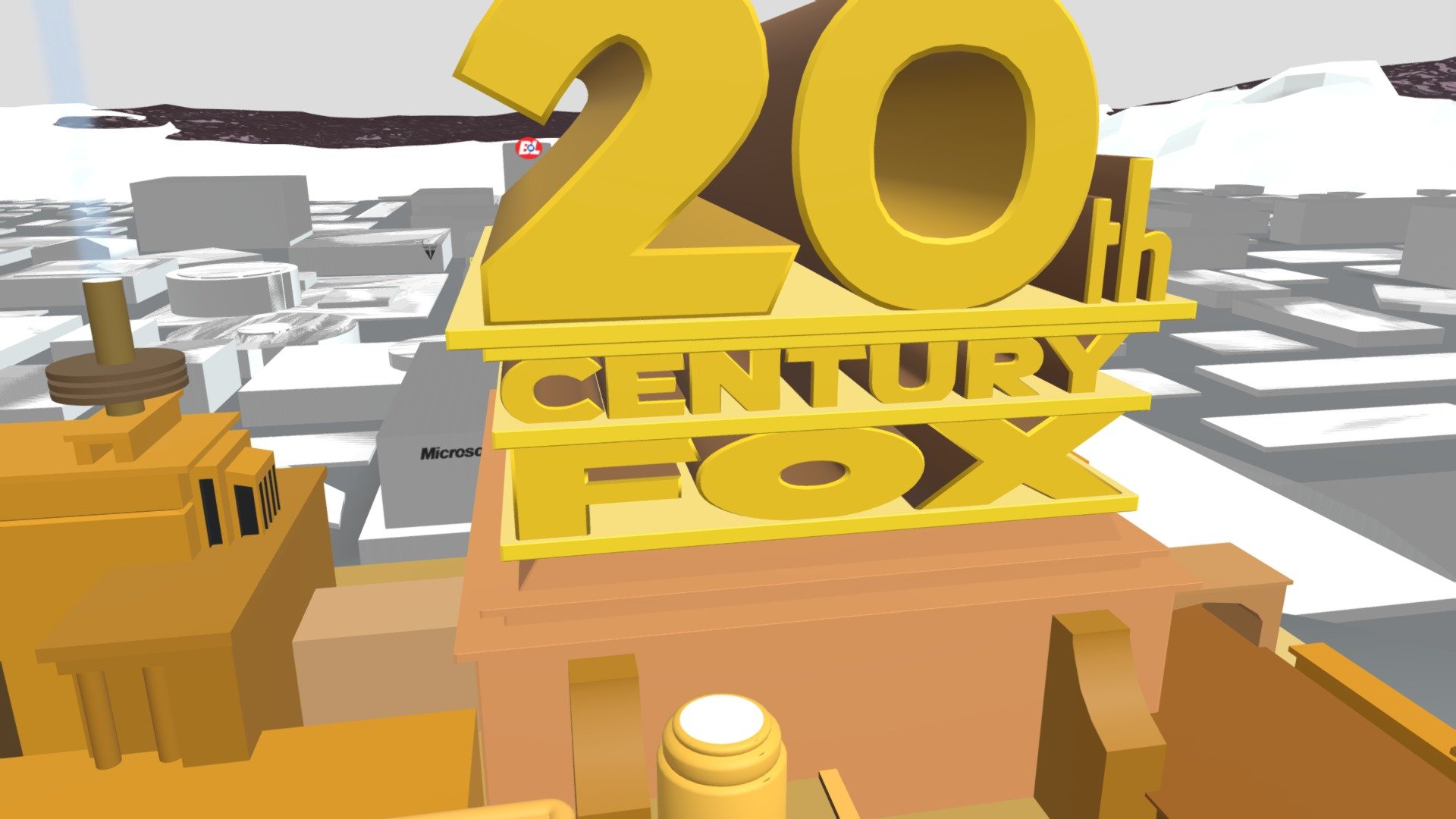 20th century fox logo minecraft