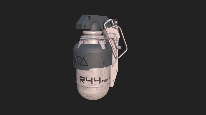 Shock Grenade 3D Model