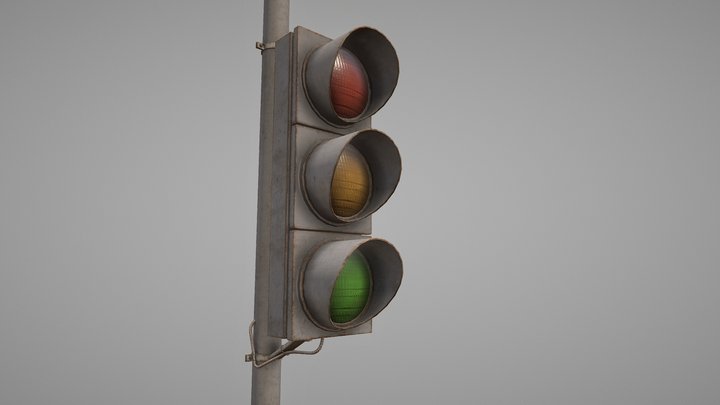 Traffic Light 3D Model