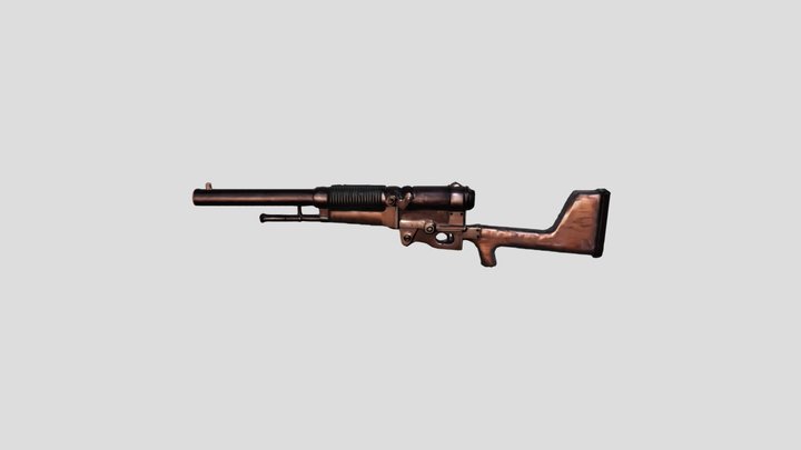 anti tank rifle 3D Model