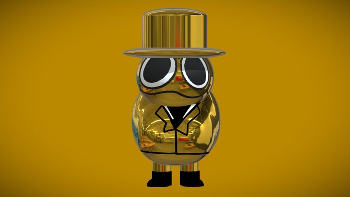 Joe plastic toy 3D Model