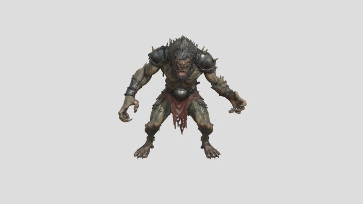 Trundle Alternative Warrior 3D Model