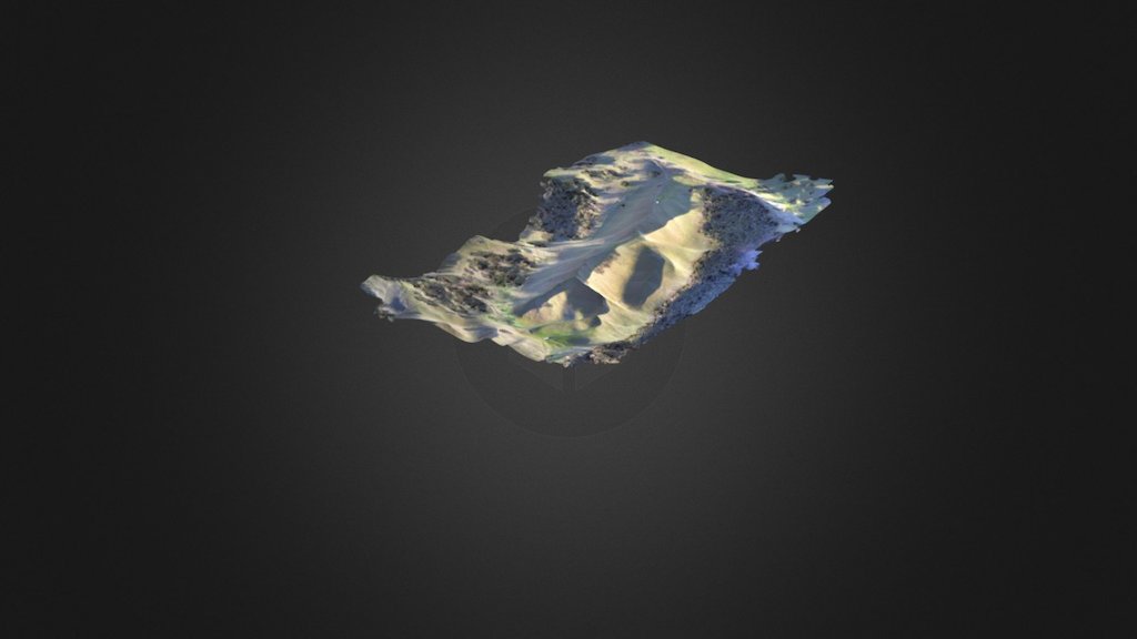 Hrec Watershed, Simplified 3d Mesh