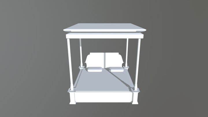 Bed Model 3D Model
