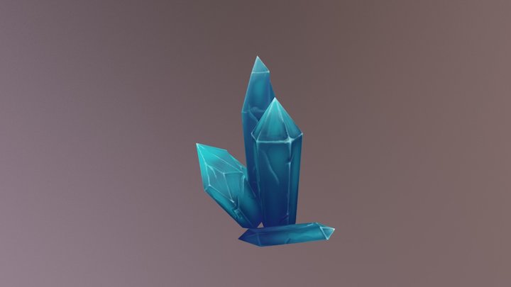 Icy Crystals 3D Model