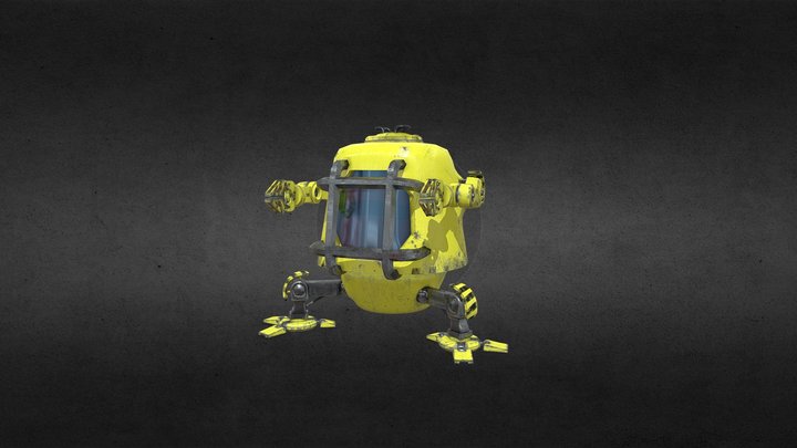 Industrial Mech 3D Model