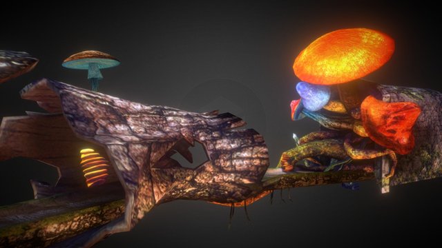 Mushroom_Bridge 3D Model