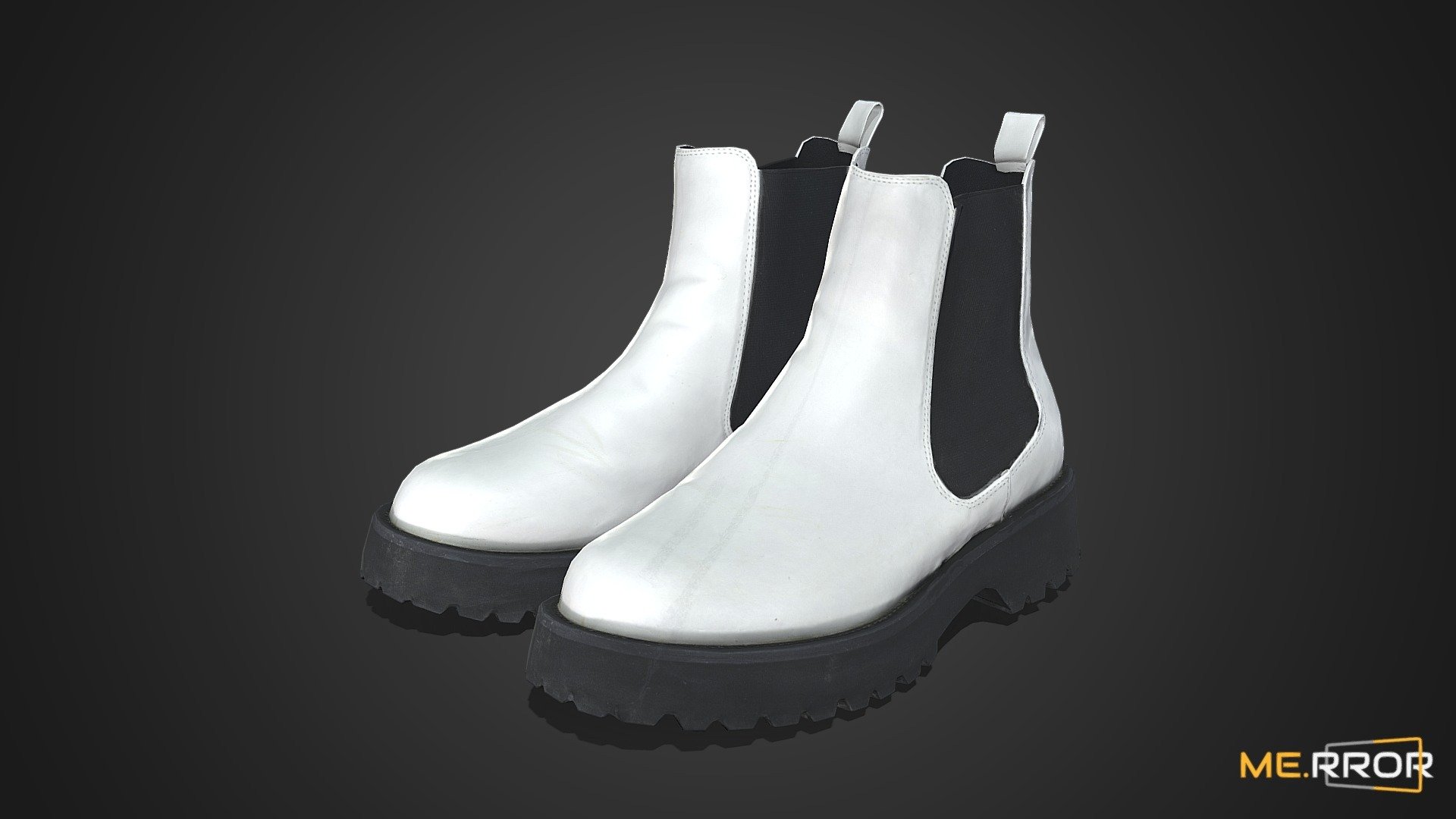 [Game-Ready] White ankle boots - Buy Royalty Free 3D model by ME.RROR ...
