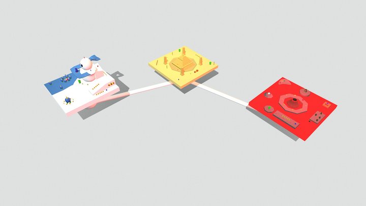 Sets Isométricos de Super Mario 64 3D Model