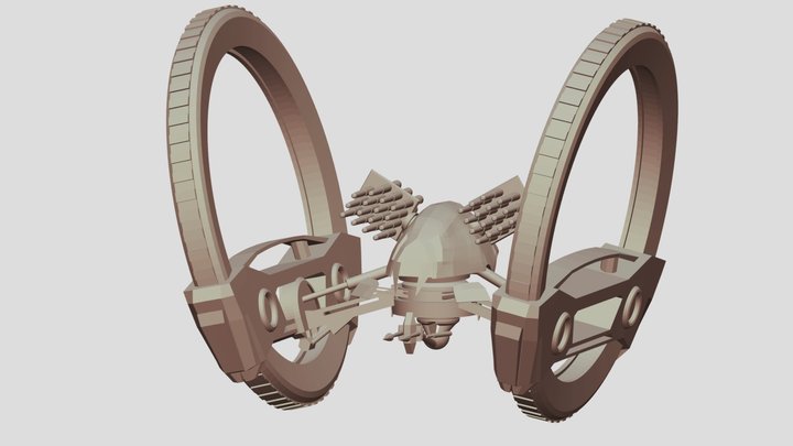 Hailfire Droid 3D Model