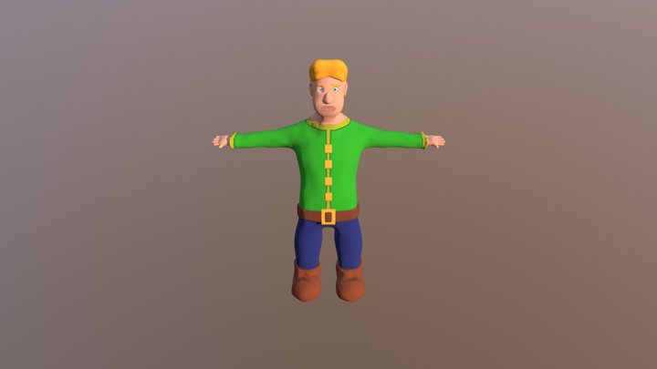 Jay The Terrible Pirate 3D Model