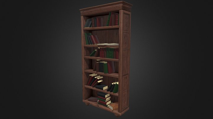 Bookcase 3D Model