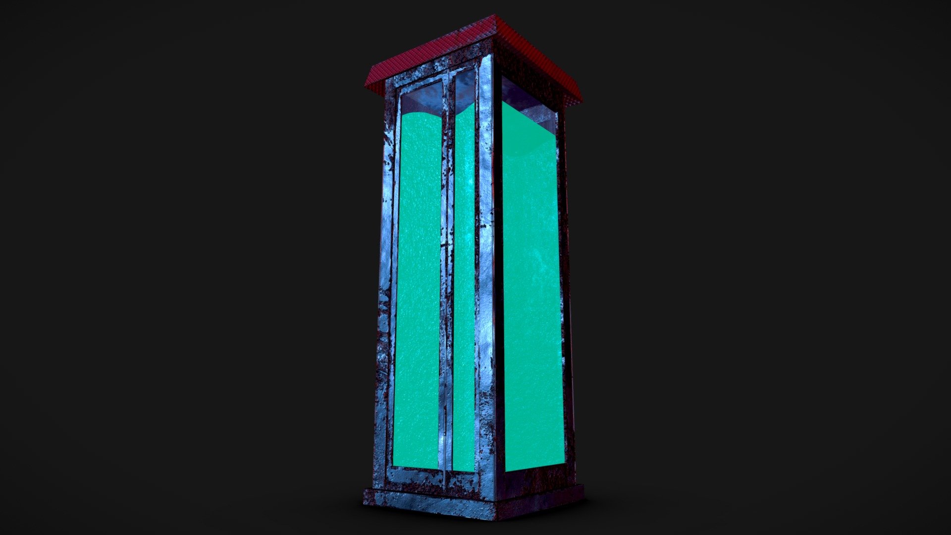 Flooded Phone booth