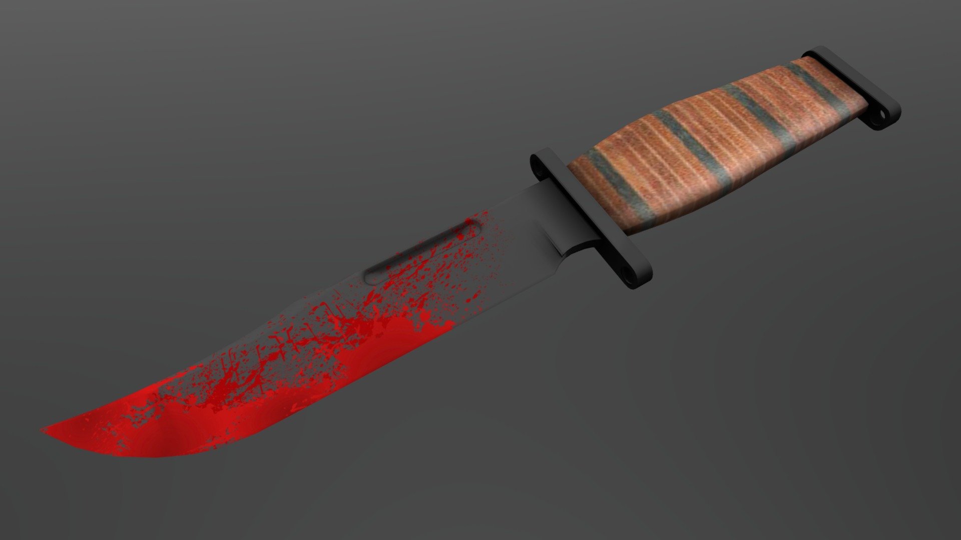 Brahma Buck Knife (Bloody)