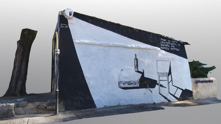 Street-art Odessa 3D Model
