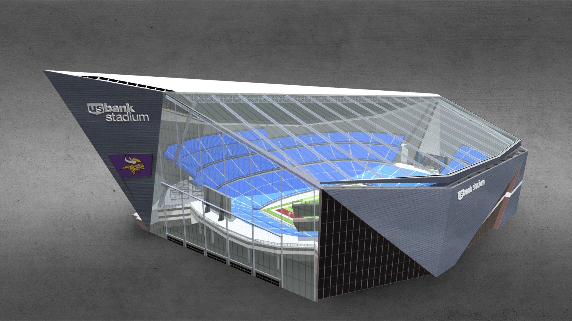 Minnesota Vikings NFL 3D BRXLZ Stadium - U.S. Bank Stadium