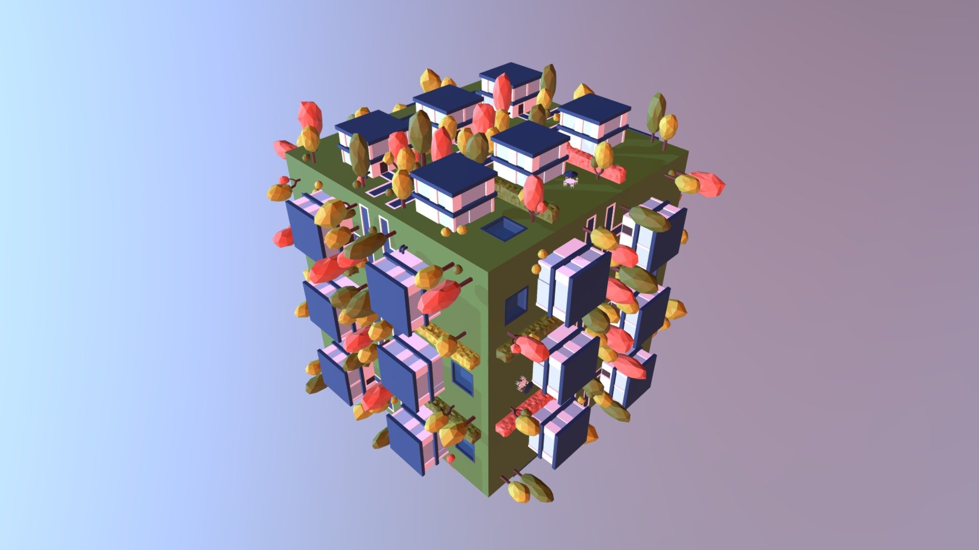 Residential Cube - Download Free 3D model by tomy97 [3226f38] - Sketchfab