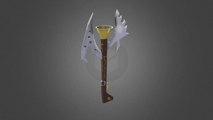 Weapon Game Art 3D Model