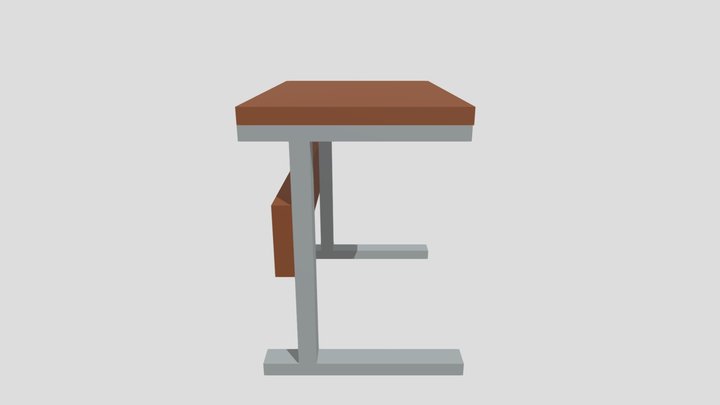 table school 3D Model