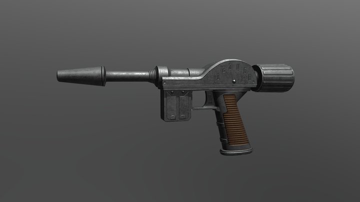 Judge Dredd - Lawgiver 3D Model