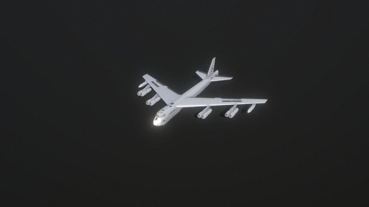 B-52 Stratofortress 3D Model