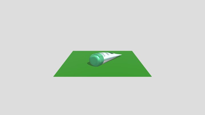 Premium 3D Facewash Tube Model 3D Model