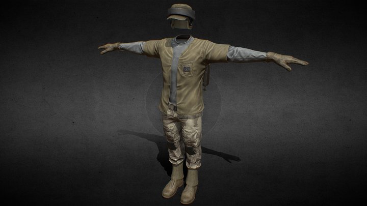 Star Wars Rebel Soldier 3D Model