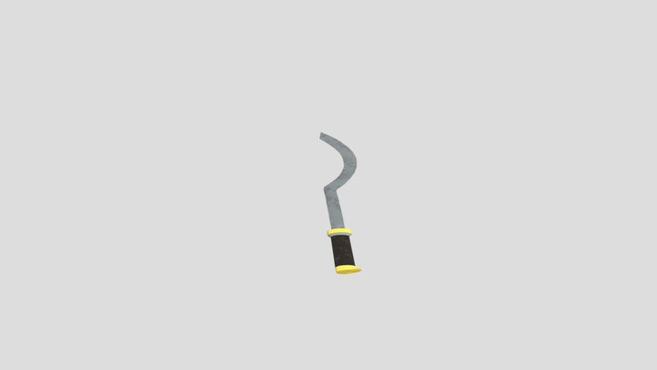 Egyptian Sword 3D Model