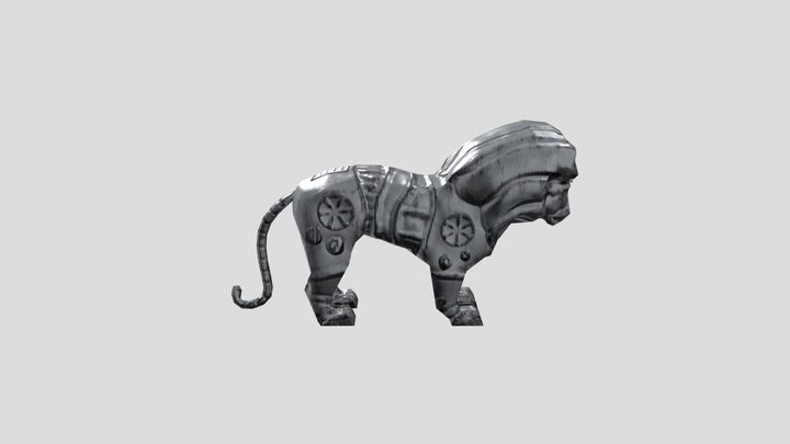 Mechanical Lion 3D Model