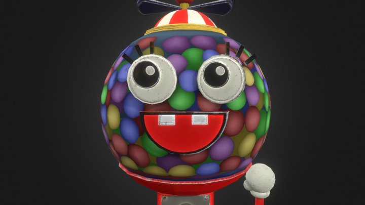 Mr Gumball (FNaF HW2) – Kostenloses 3D-Modell STL